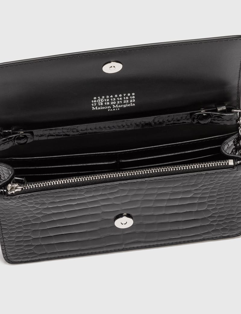 【Maison Margiela】Large Wallet With Chain ブラック Maison Margiela - Large Chain Wallet | HBX - Globally