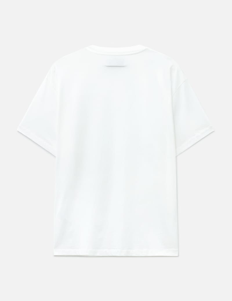 MM6 Maison Margiela Numeric cotton T-shirt - Off-White relaxed-fit