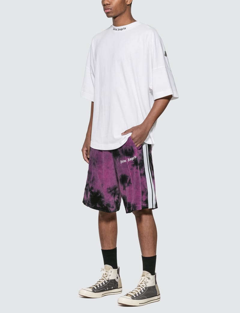 Palm Angels - Tie Dye Chenille Track Shorts | HBX - Globally