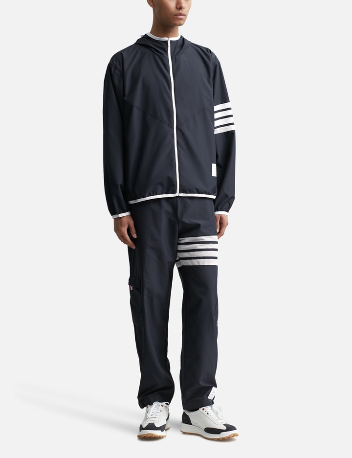 Thom Browne Packable Zip Up Hoodie HBX Globally Curated Fashion
