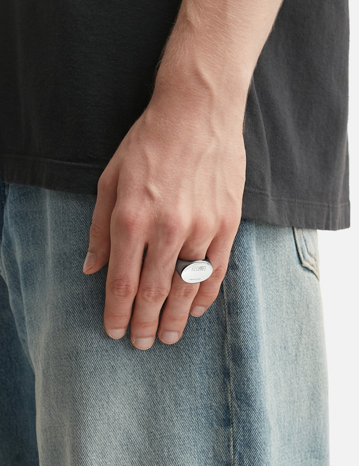 MM6 Maison Margiela - Numeric Oval Ring | HBX