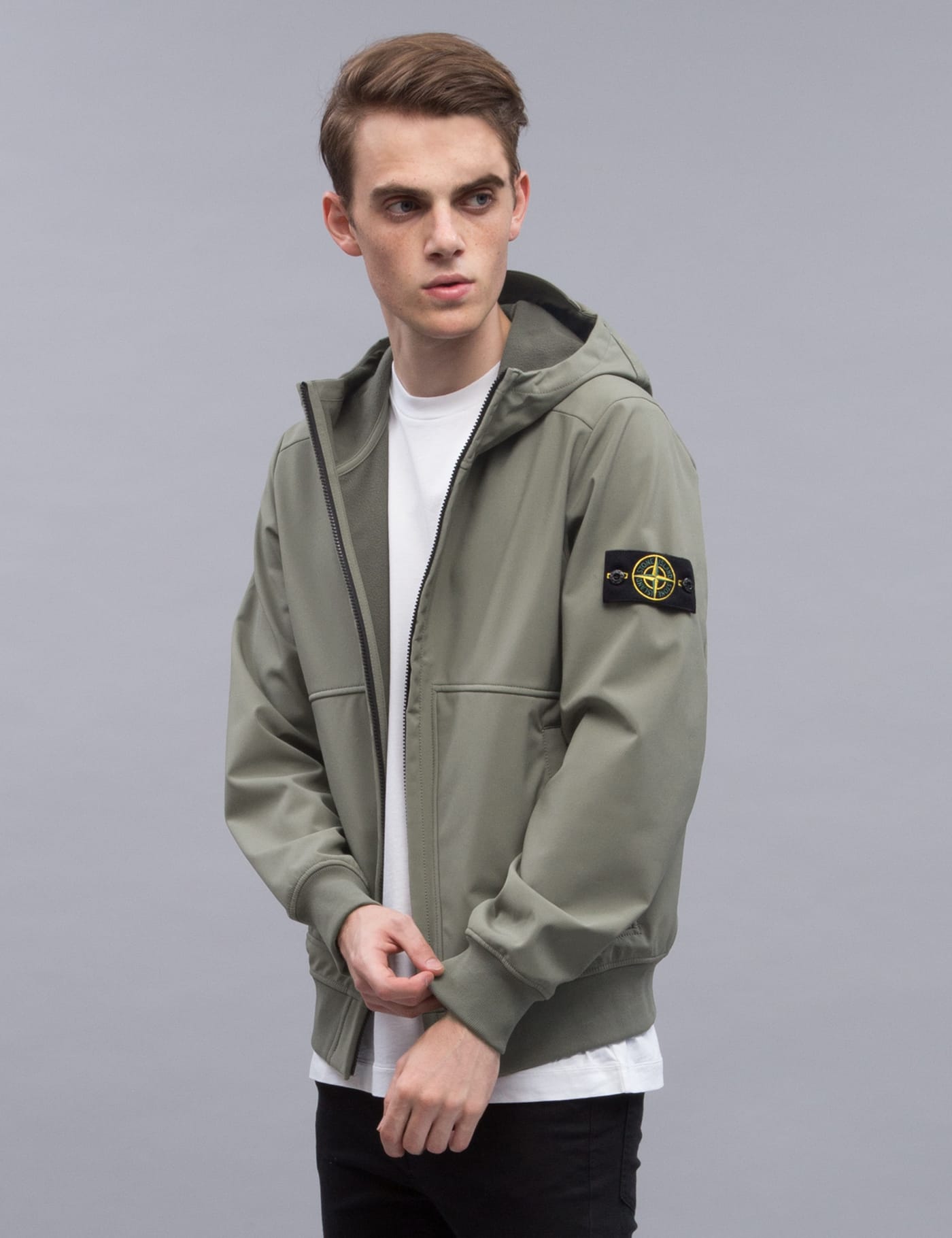 Stone Island - Soft Shell-R | HBX - Globally Curated Fashion and