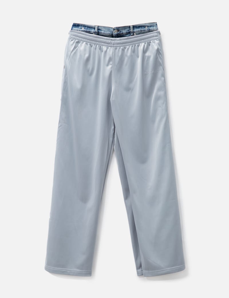 Y/PROJECT - Snap Off Denim Track Pants | HBX - Globally Curated