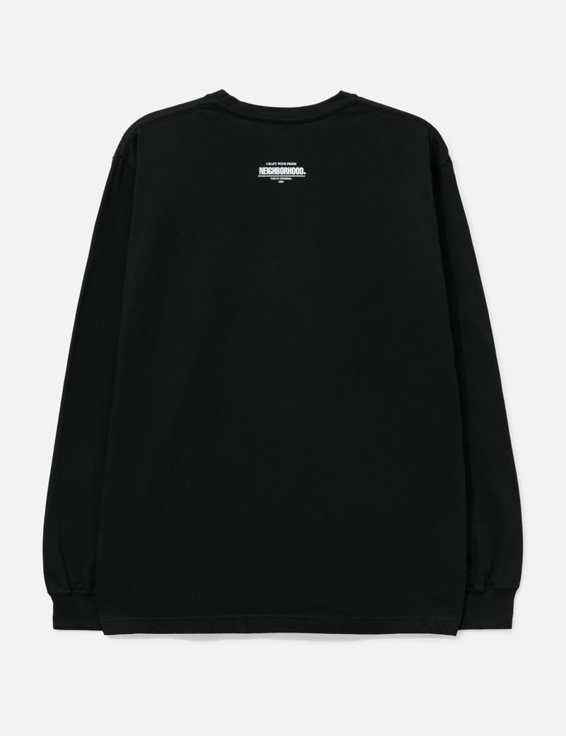 NEIGHBORHOOD NEIGHBORHOOD T-Shirt Long Sleeves-8 - Black long