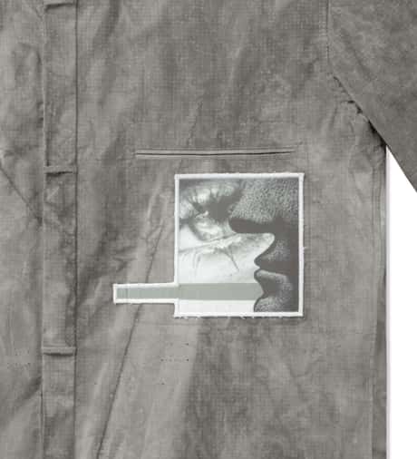 Damir Doma - Slate Grey SALIX Collarless Shirt | HBX