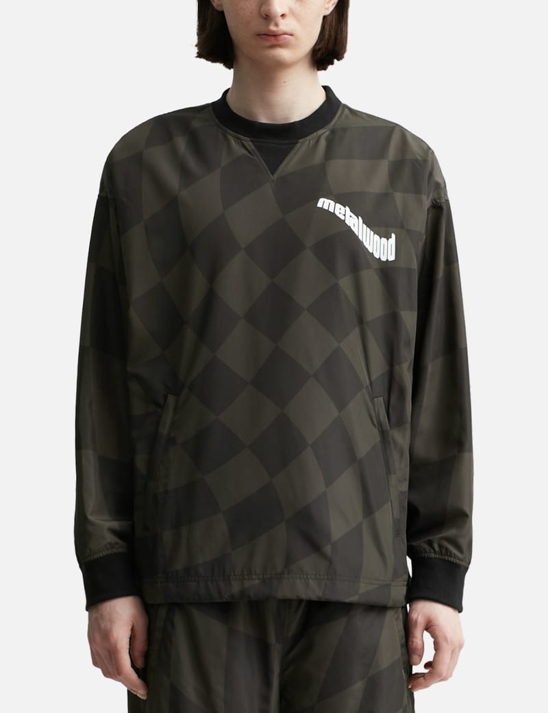 METALWOOD STUDIO - CHECKERED PULLOVER STORM TOP | HBX - Globally