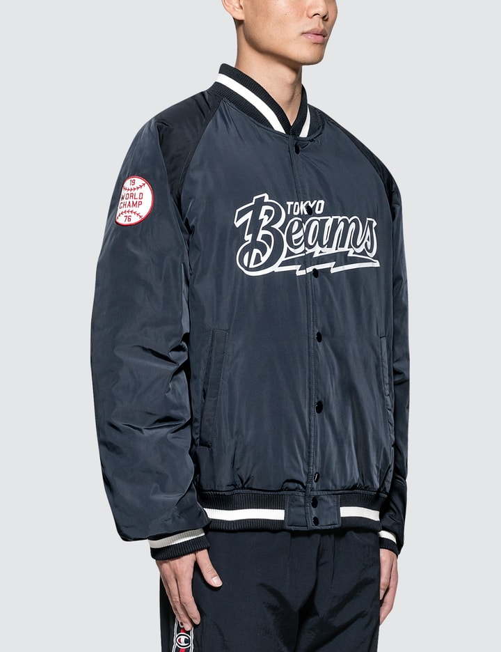 Champion Reverse Weave - Beams x Champion Bomber Jacket | HBX ...