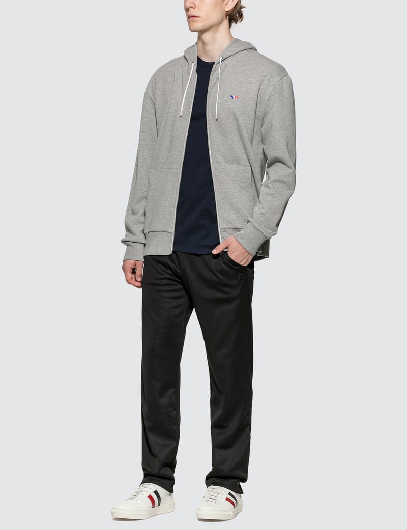 トップス Maison Kitsune Tricolor Fox Patch Hoodie Navy Tricolour Fox Patch Zip Hoodie – MANIFESTO