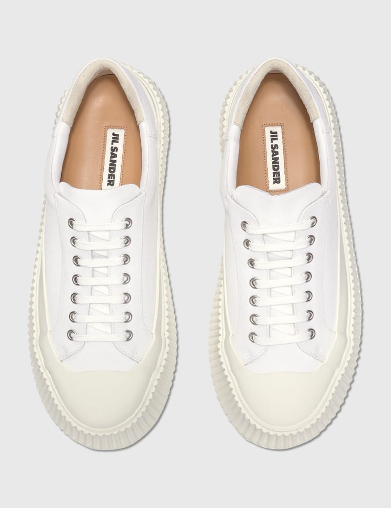 Jil Sander - Recycled Canvas Sneakers | HBX - Globally