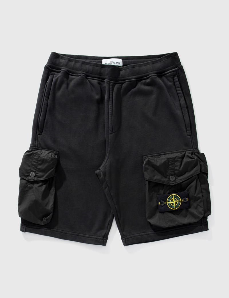 Stone island store cotton shorts