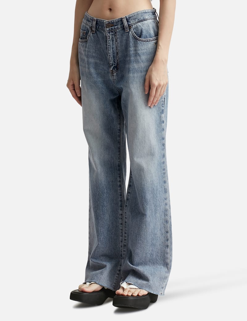 MISCHIEF - RHOMBUS BOYFRIEND JEANS | HBX - Globally Curated