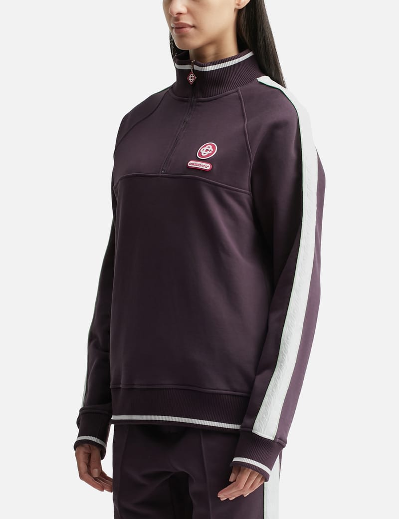 Casablanca - 1/4 Zip Laurel Sweatshirt | HBX