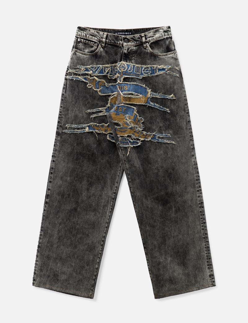 Y/PROJECT - Paris Best Patch Jeans | HBX - Globally Curated