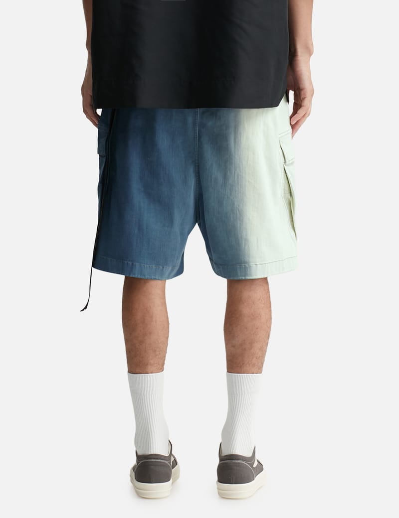 パンツ RickOwens CARGOBELA TECH DENIM SHORTS Rick Owens DRKSHDW Pods Cargo Shorts - Made In Japan Black