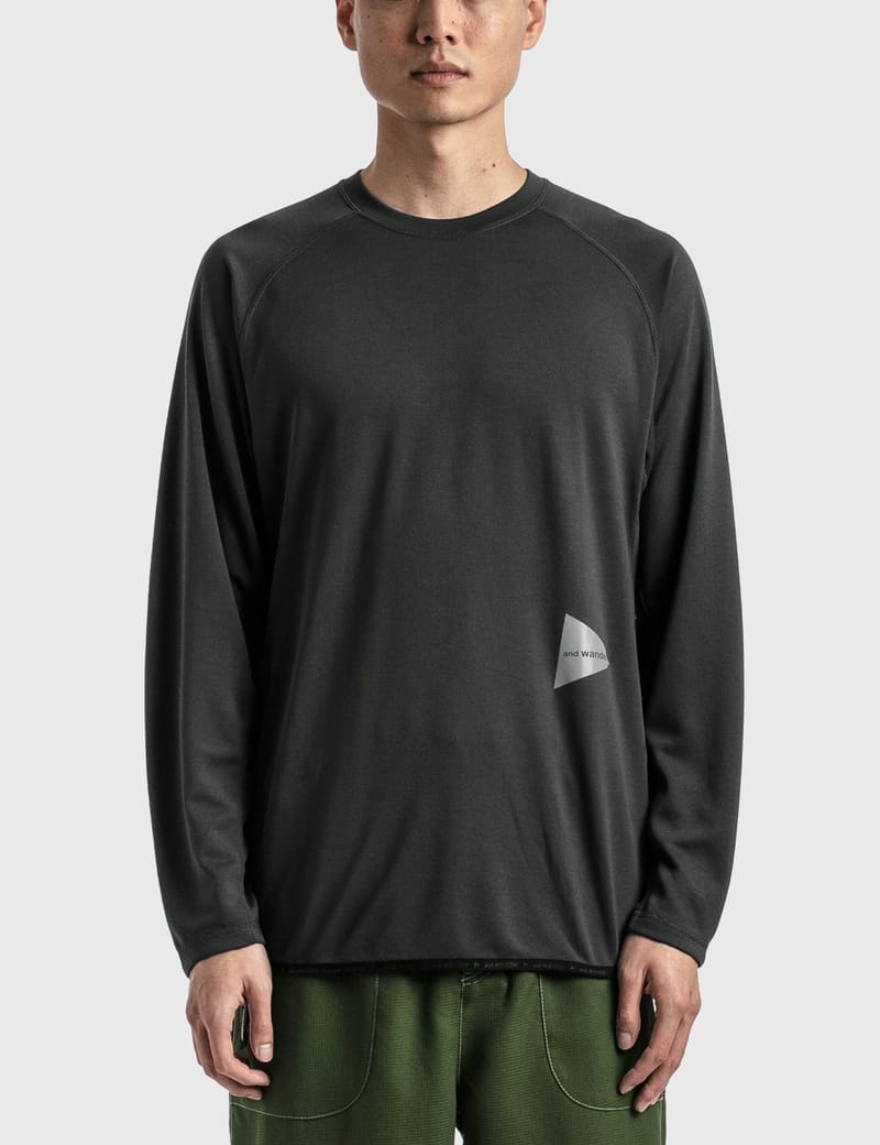 and wander - Power Dry Jersey Raglan T-Shirt | HBX