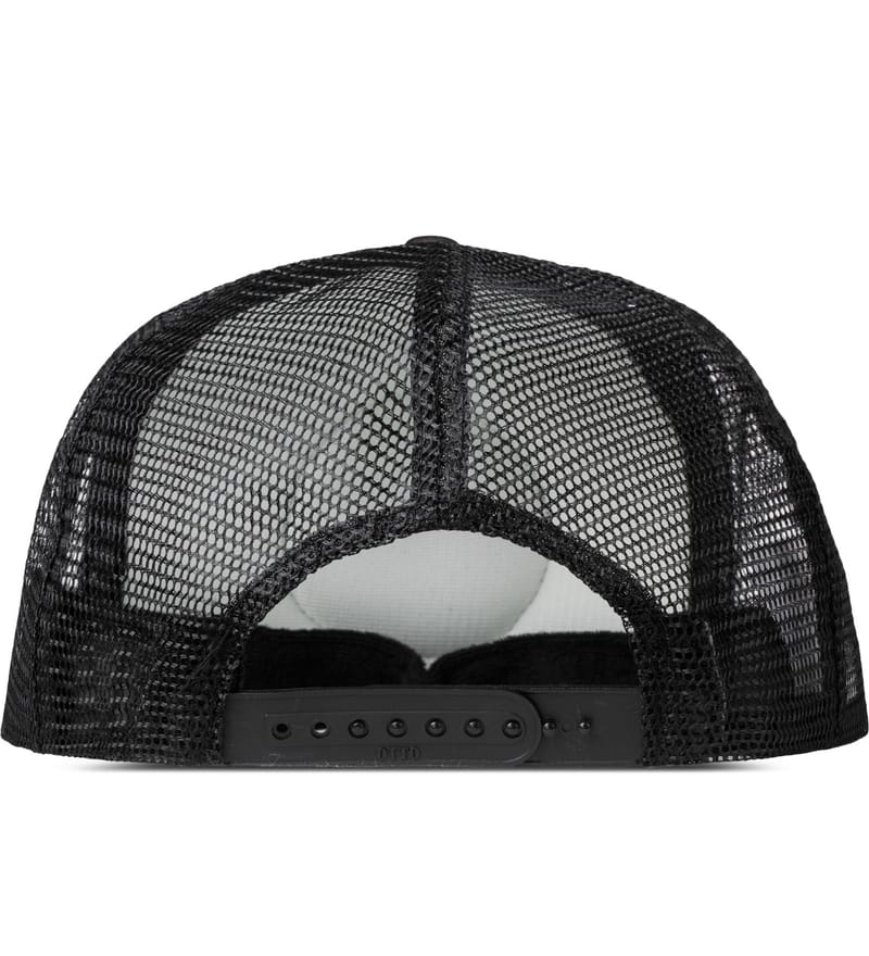 FUCT SSDD - White/Black Shit Up Snapback Cap | HBX - Globally