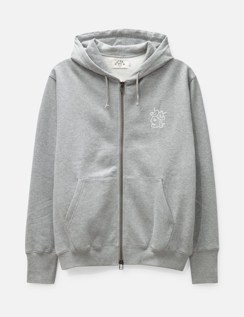 Victoria Queenhead Logo ZIP UP HOODIE HBX Globally Curated