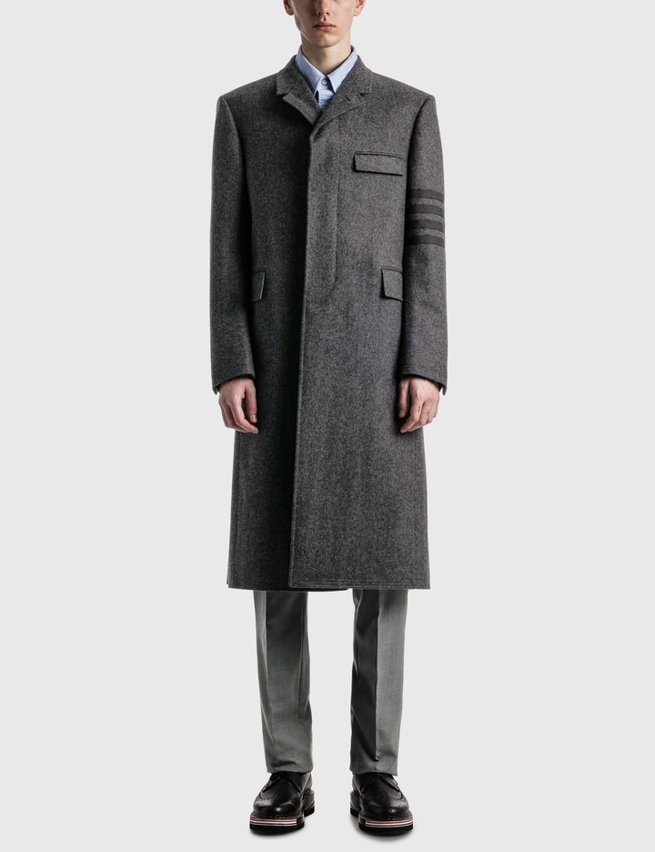 Thom Browne Classic Chesterfield Fit 1 Overcoat HBX Globally