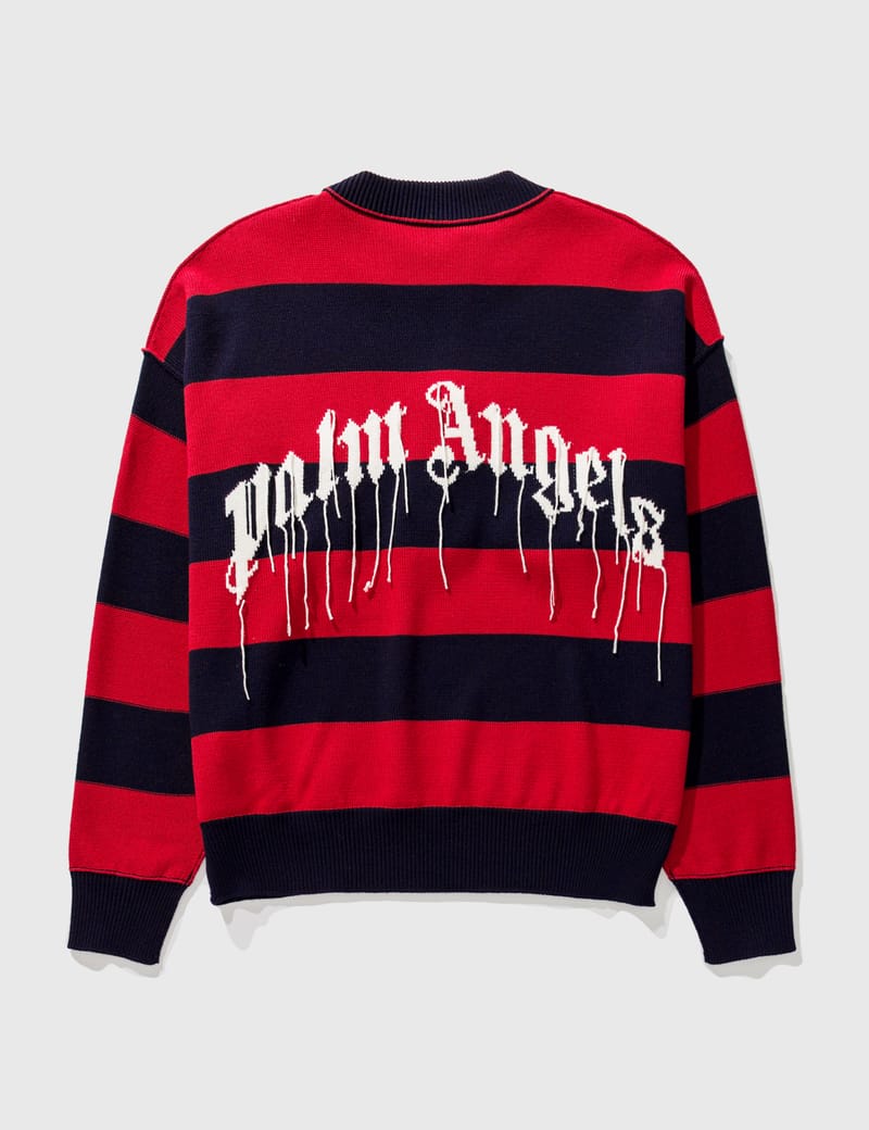 Palm Angels - Bear Stripes Sweater | HBX - Globally Curated