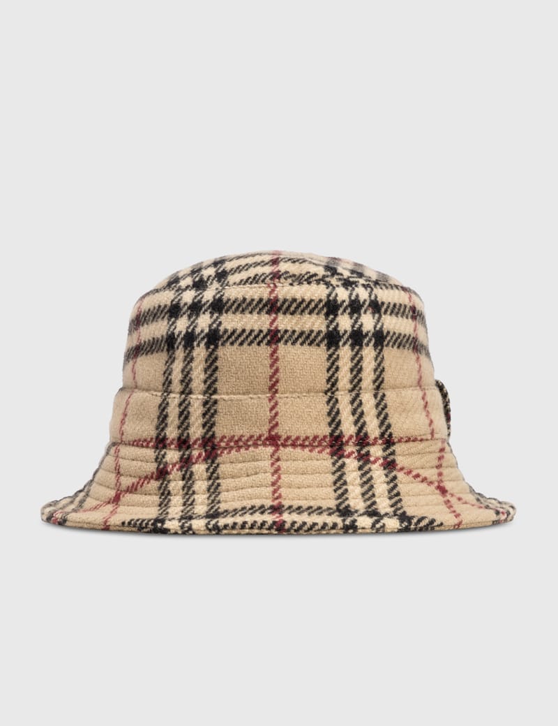 Burberry - BURBERRY CHECKED BUCKET HAT | HBX - Globally Curated