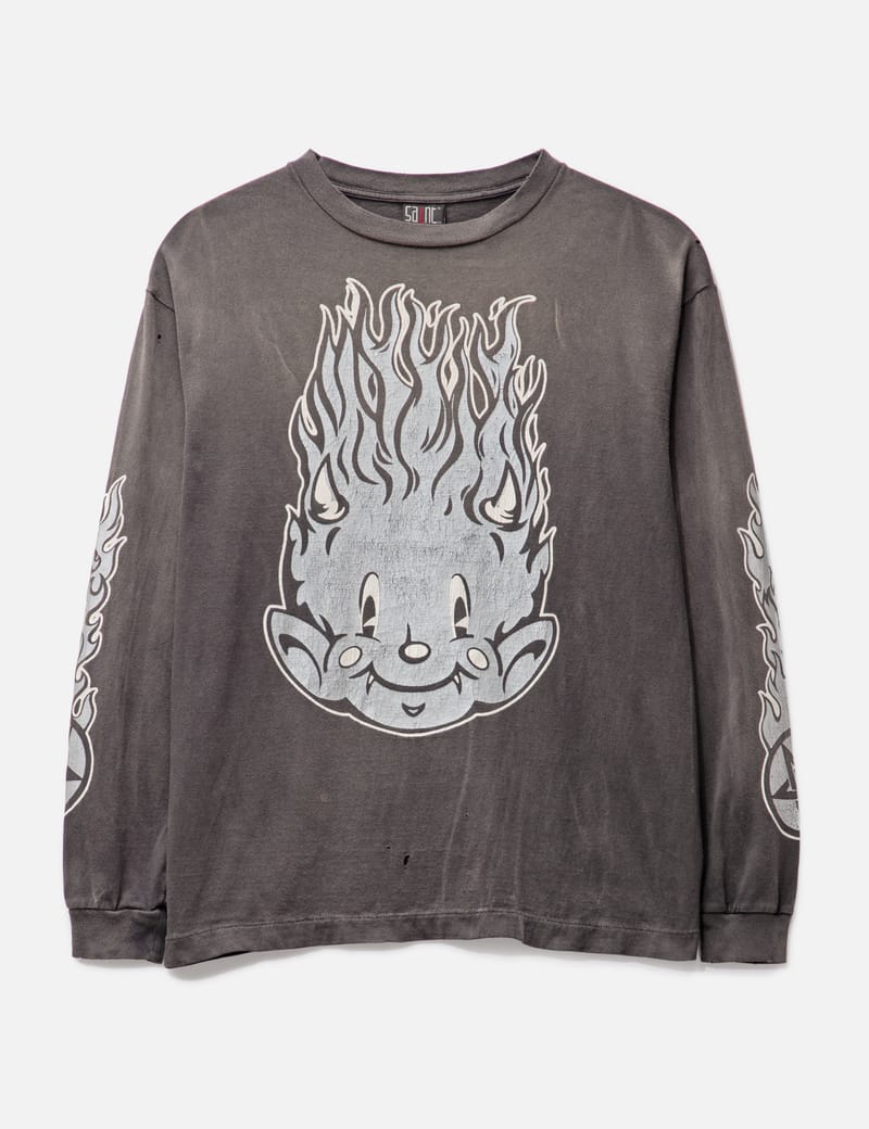 Saint Michael - Fire Baby Long Sleeve T-shirt | HBX - Globally Curated  Fashion and Lifestyle by Hypebeast