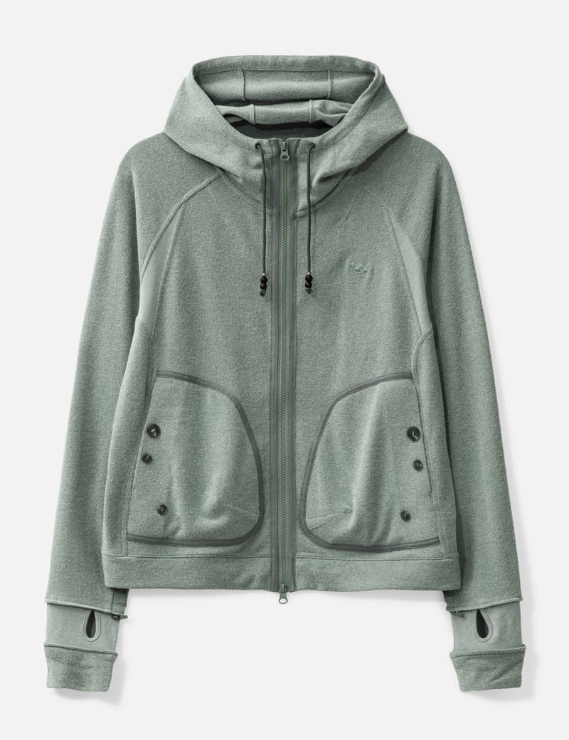 トップス SAN SAN GEAR KAPAS KNIT ZIP-UP size1 San San Gear Kapas Knit Zip-Up - Mint color-block hoodie with 2