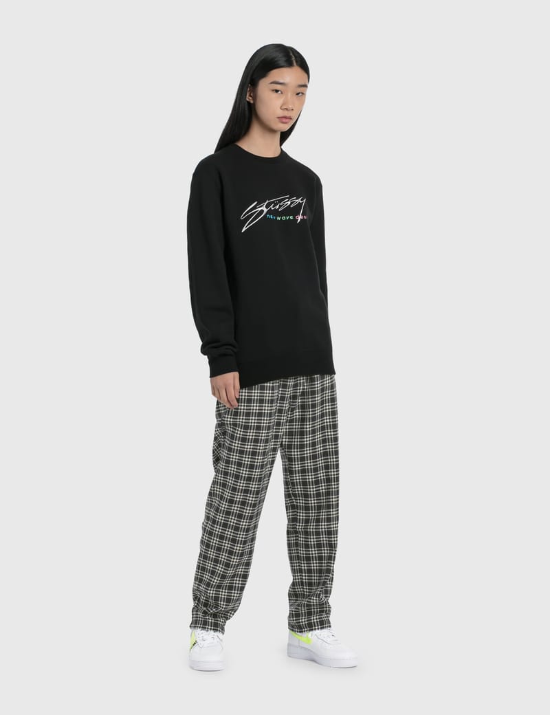 Stussy plaid discount linen bryan pant