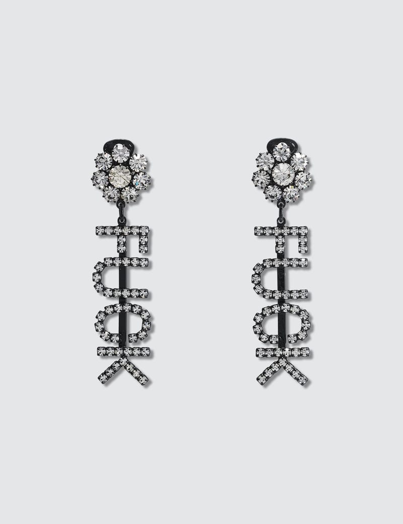 Ashley Williams - FUCK Earrings | HBX - Globally Curated Fashion