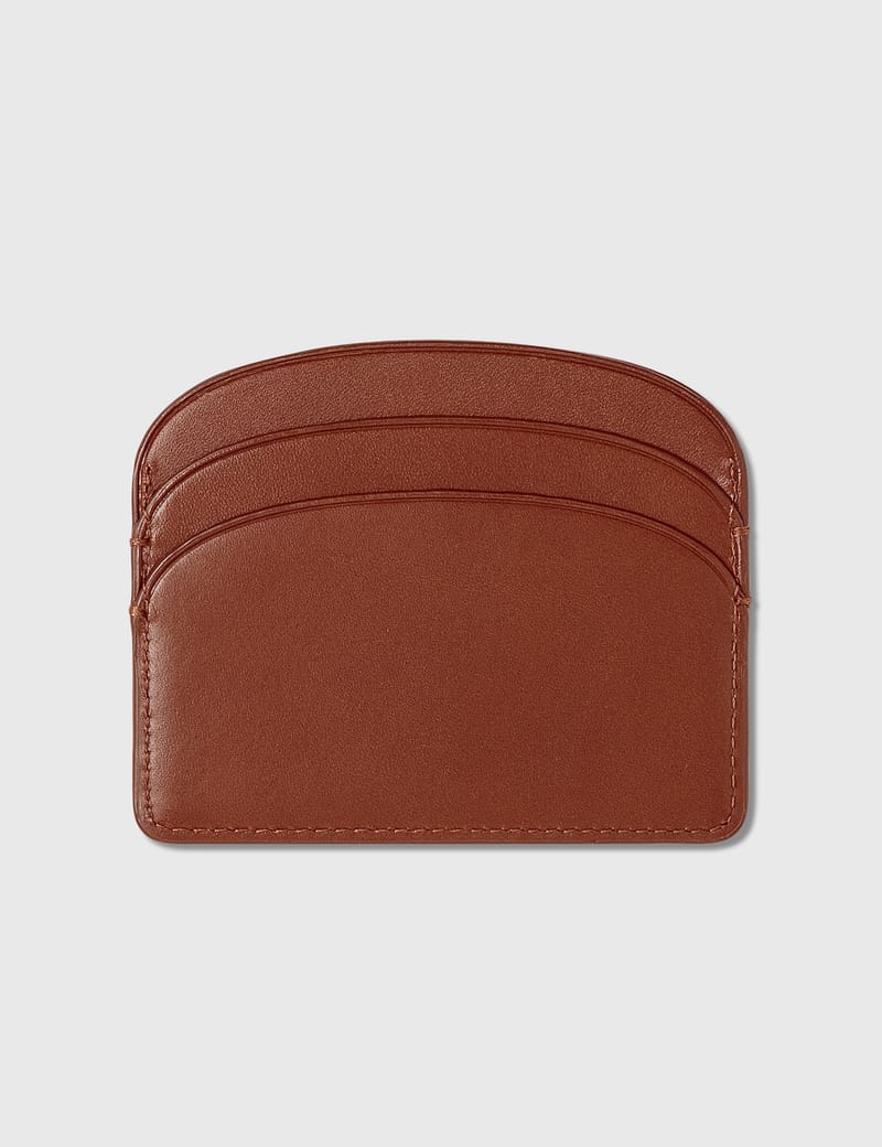 A.P.C. 正規品//送料関税込み Half Moon Card Wallet A.P.C.】☆送料・関税込☆Half Moon Cardholder 財布・小物