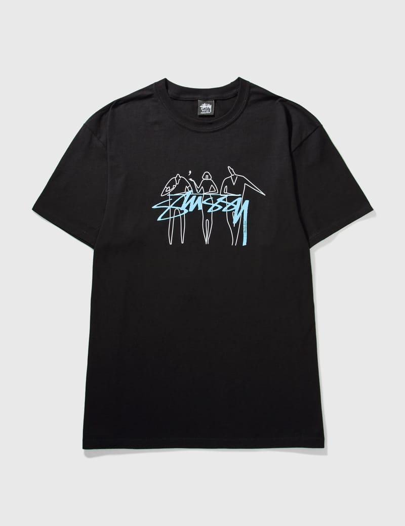 Stüssy - 3 People T-shirt | HBX - Globally Curated Fashion