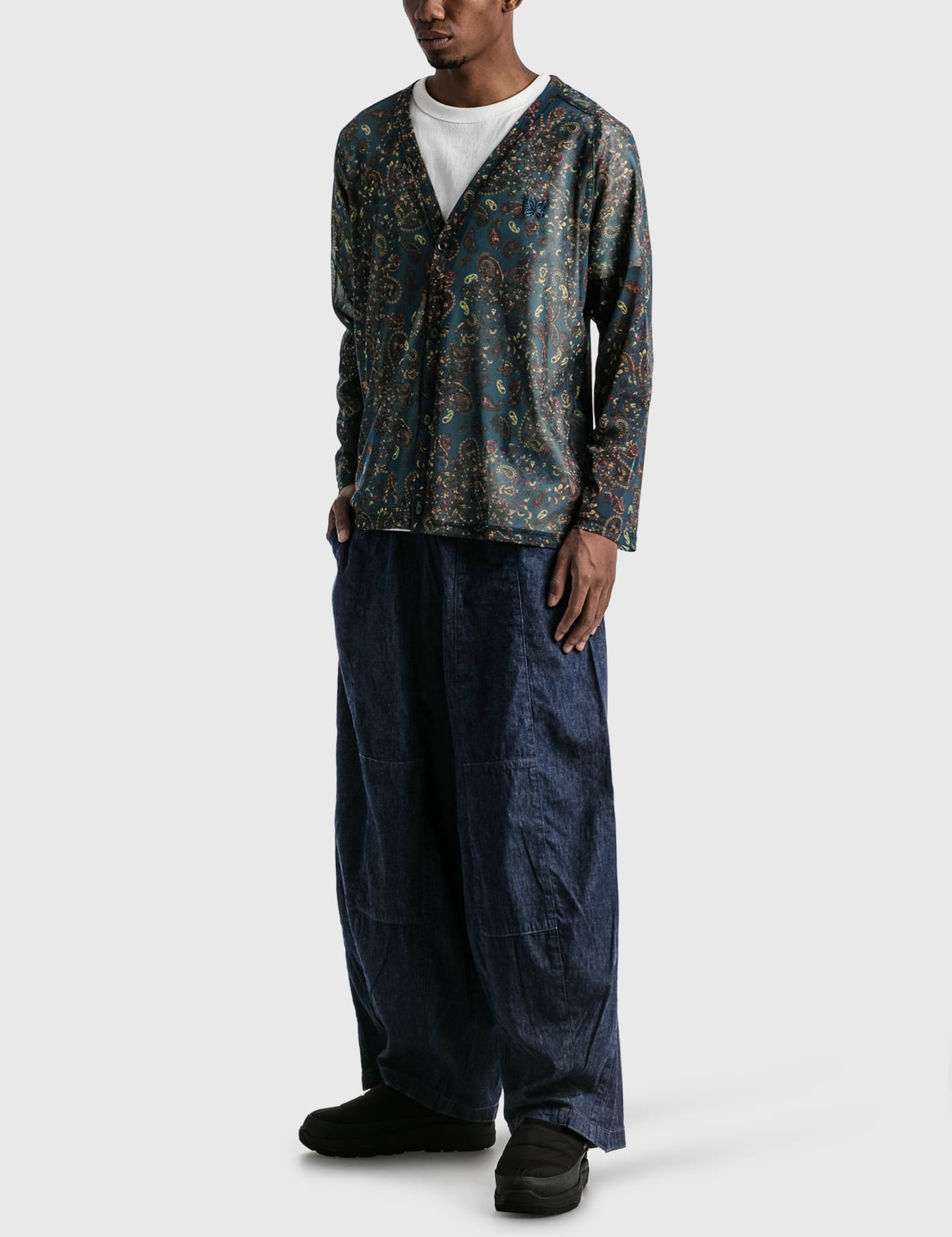 Needles - Poly Mesh Paisley Cardigan | HBX - Globally Curated 