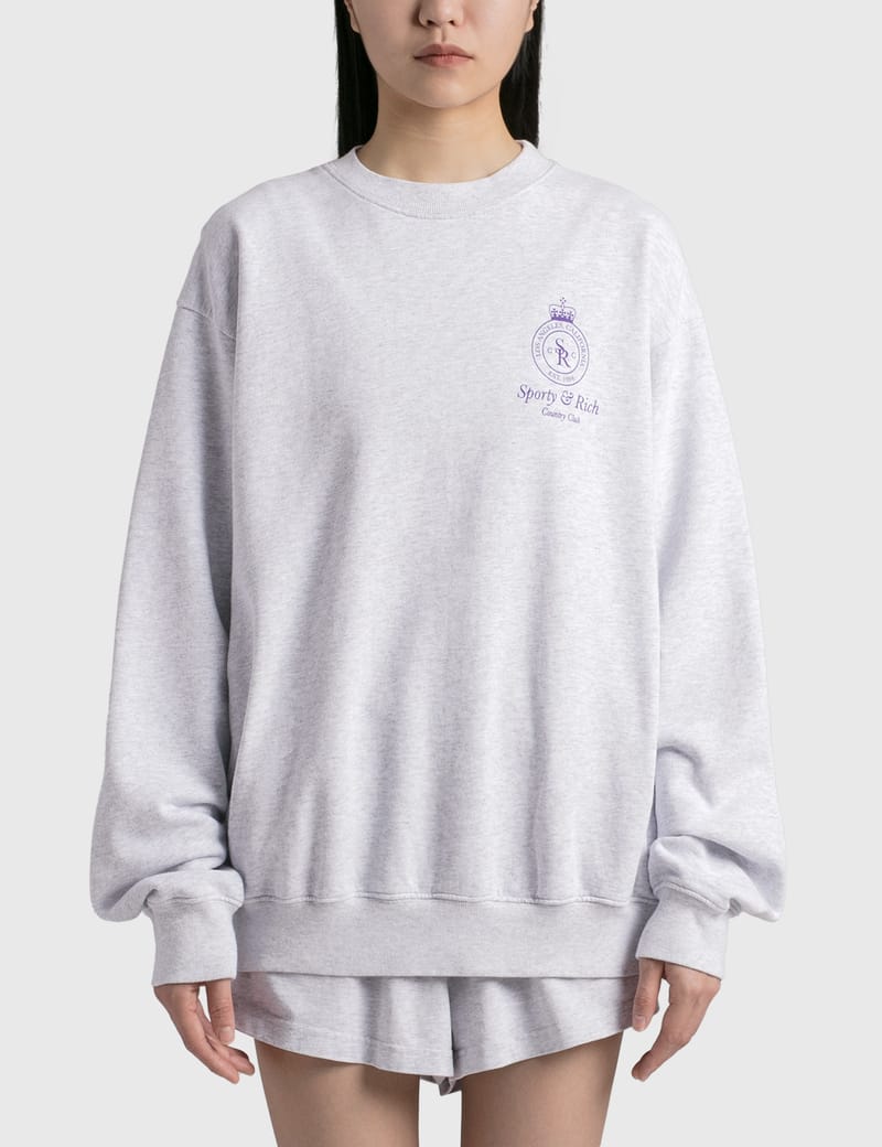 Sporty & Rich - Crown Crewneck | HBX - Globally Curated Fashion