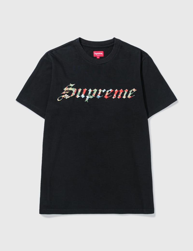 Supreme fronts outlet tee black