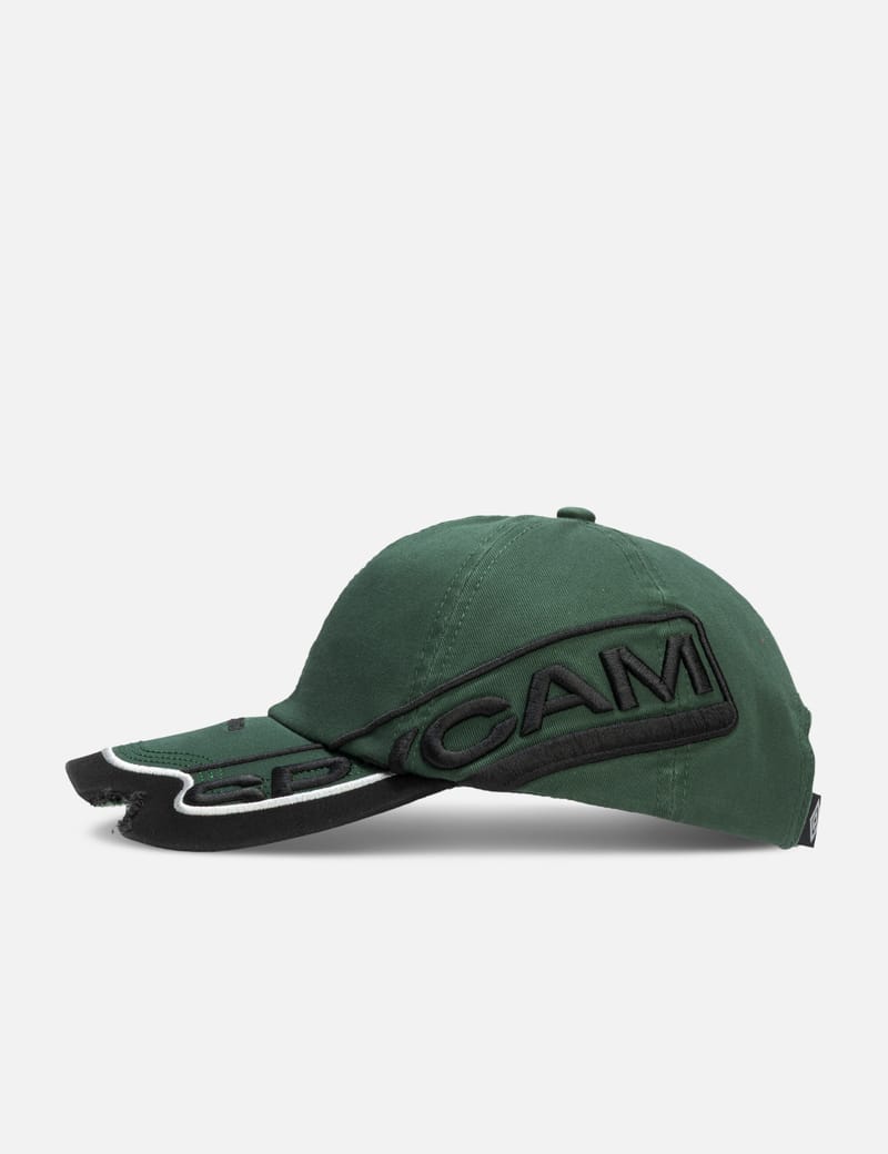 Umbro Umbro x Slam Jam Spycam Cap - Distressed cotton twill cap in