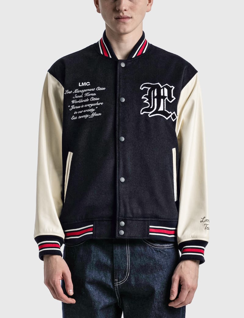 LMC - LMC Janus Wool Varsity Jacket | HBX - Globally Curated