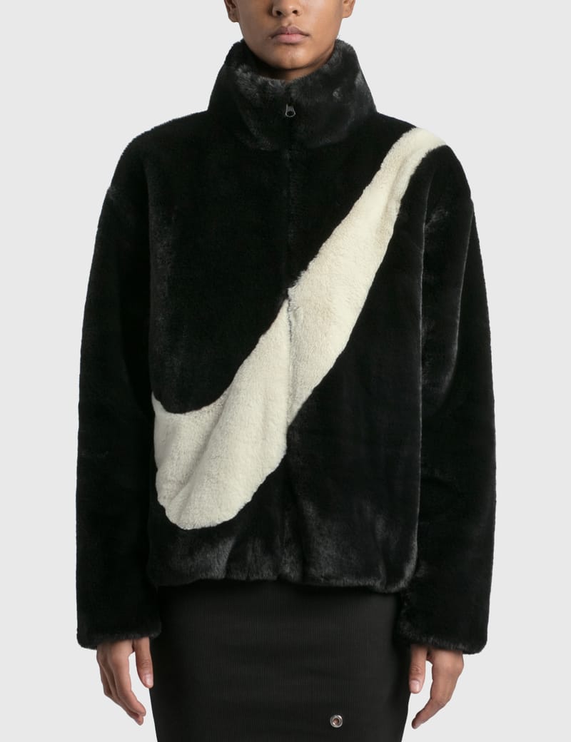 Faux fur clearance nike jacket