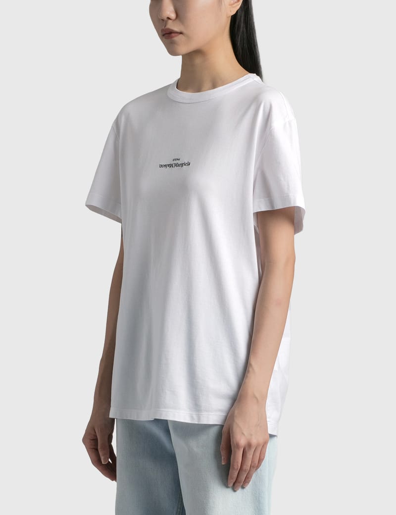 Maison Margiela - UPSIDE DOWN LOGO T-SHIRT | HBX