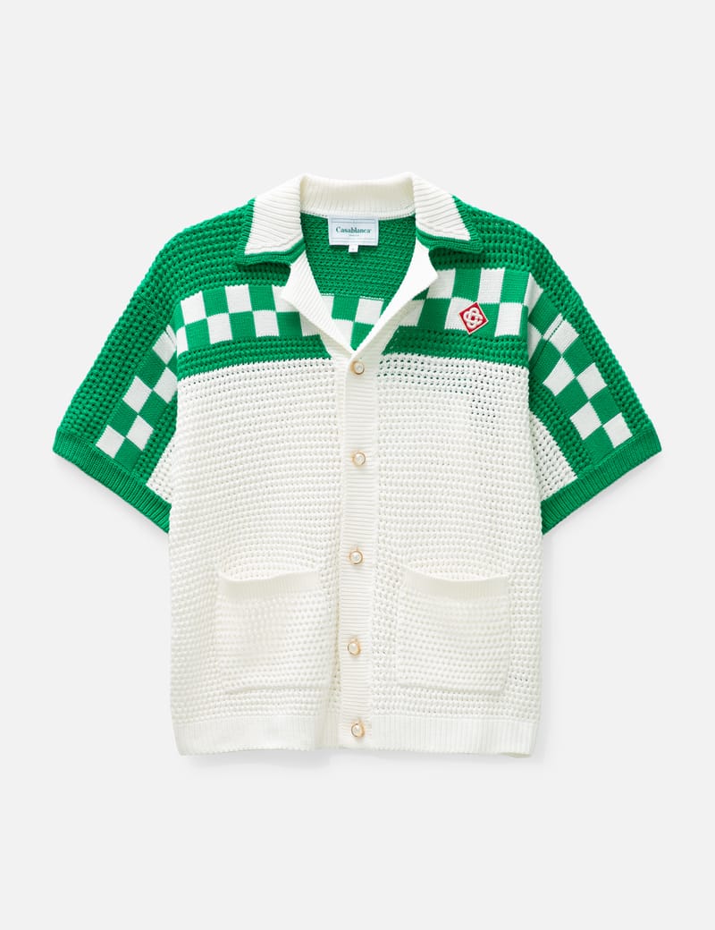 Casablanca - Knitted Crochet Shirt | HBX - Globally Curated