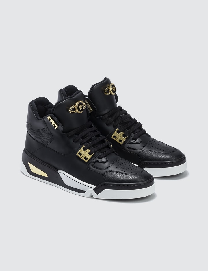 Versace - High Top Basketball Sneakers | HBX - Globally Curated Fashion ...