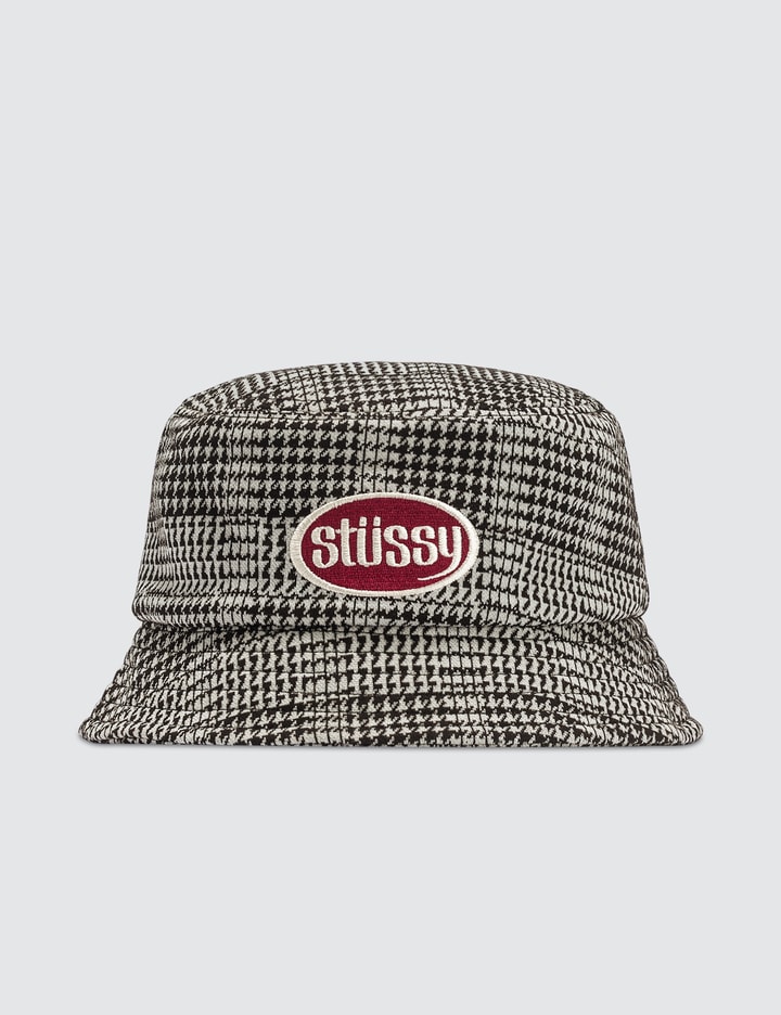 Stüssy Lola Plaid Knit Bucket Hat HBX Globally Curated Fashion