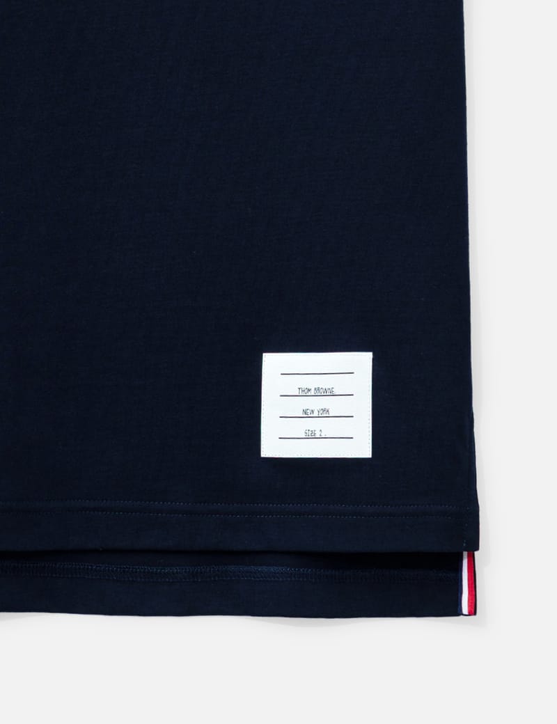 Thom Browne - RWB Knit Trim T-shirt | HBX - Globally Curated