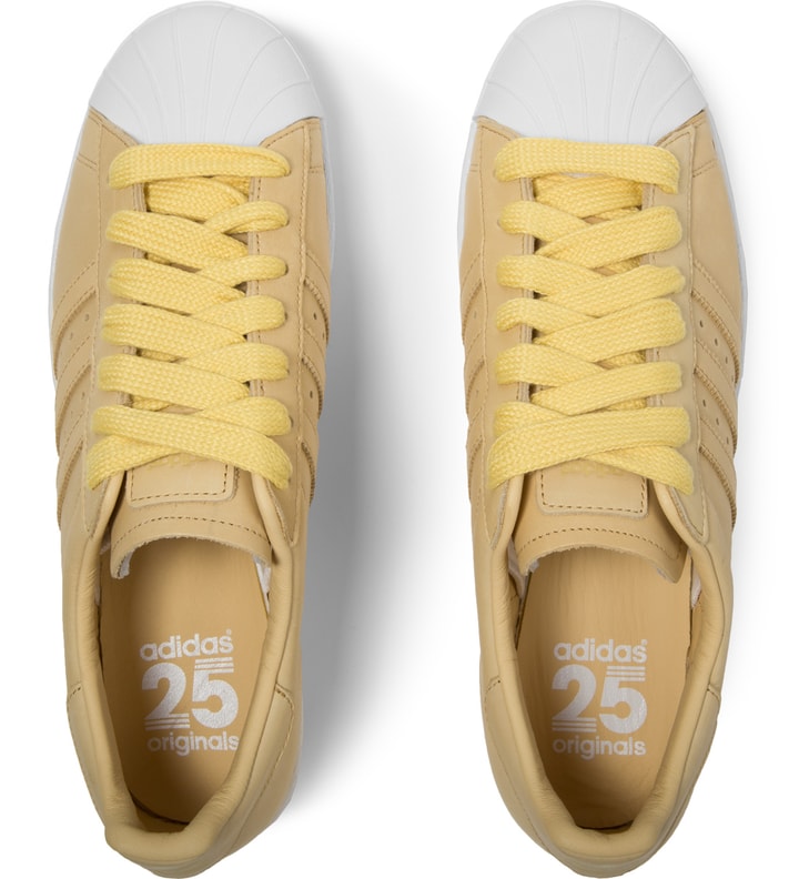 Adidas Originals - Pale Nude Superstar 80s NIGO Shoes | HBX - Globally