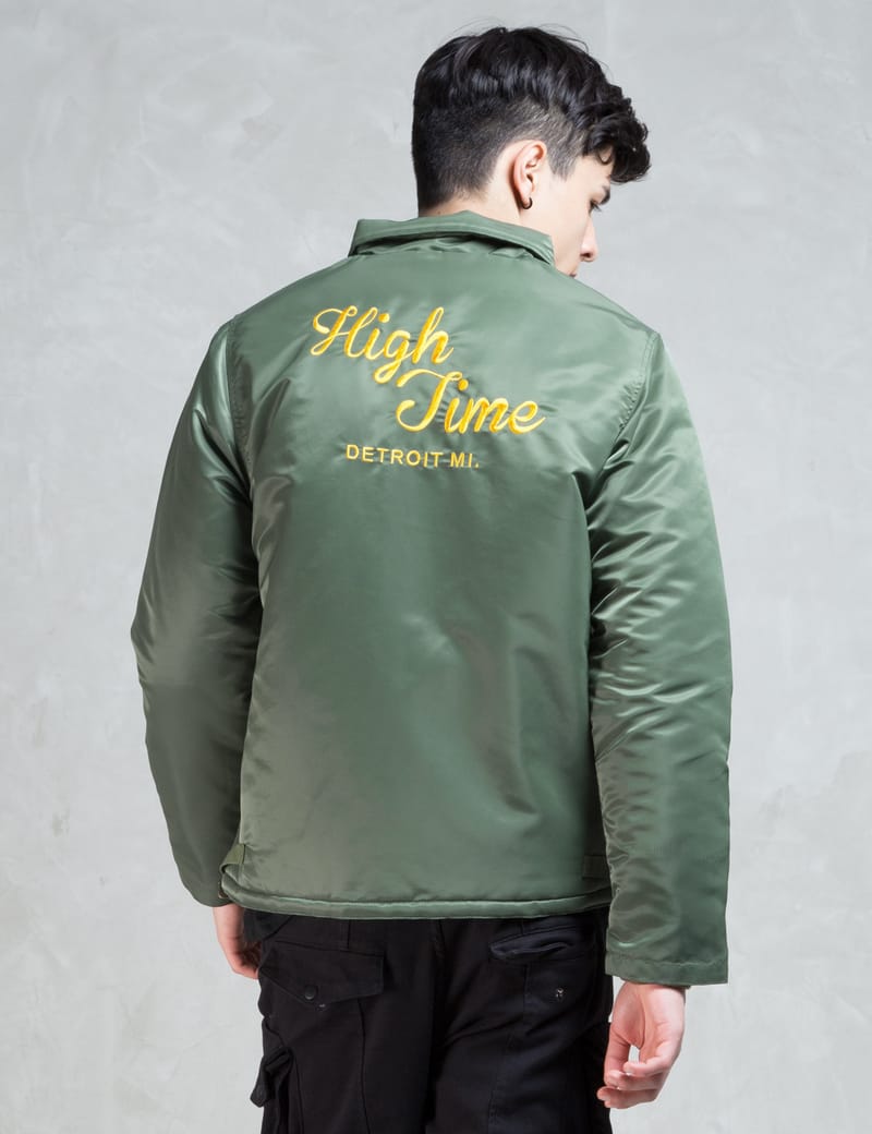 FUCT SSDD - Olive High Time Nylon Deck Jacket | HBX