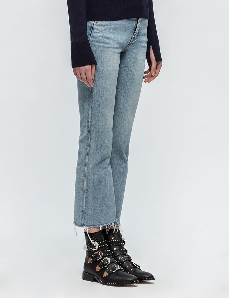 Andersson Bell Andersson bell destroyed boots cut wide jeans