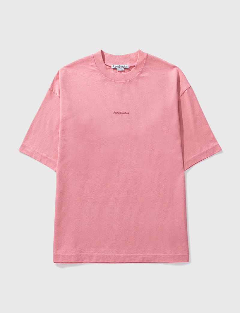 ACNE STUDIOS アクネ ストゥディオズ ロゴT ピンク Acne Studios