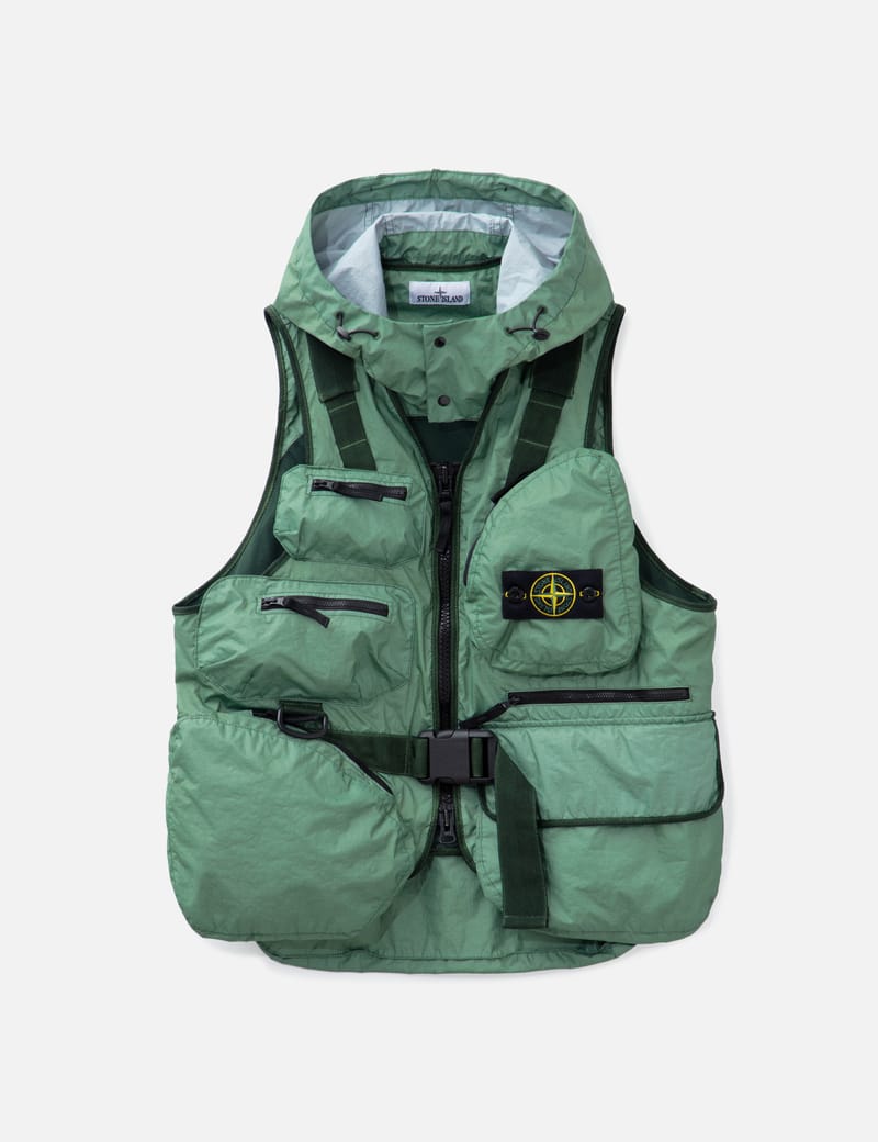 トップス STONE ISLAND 22SS Membrana 3L Vest-Ylw/L - トップス