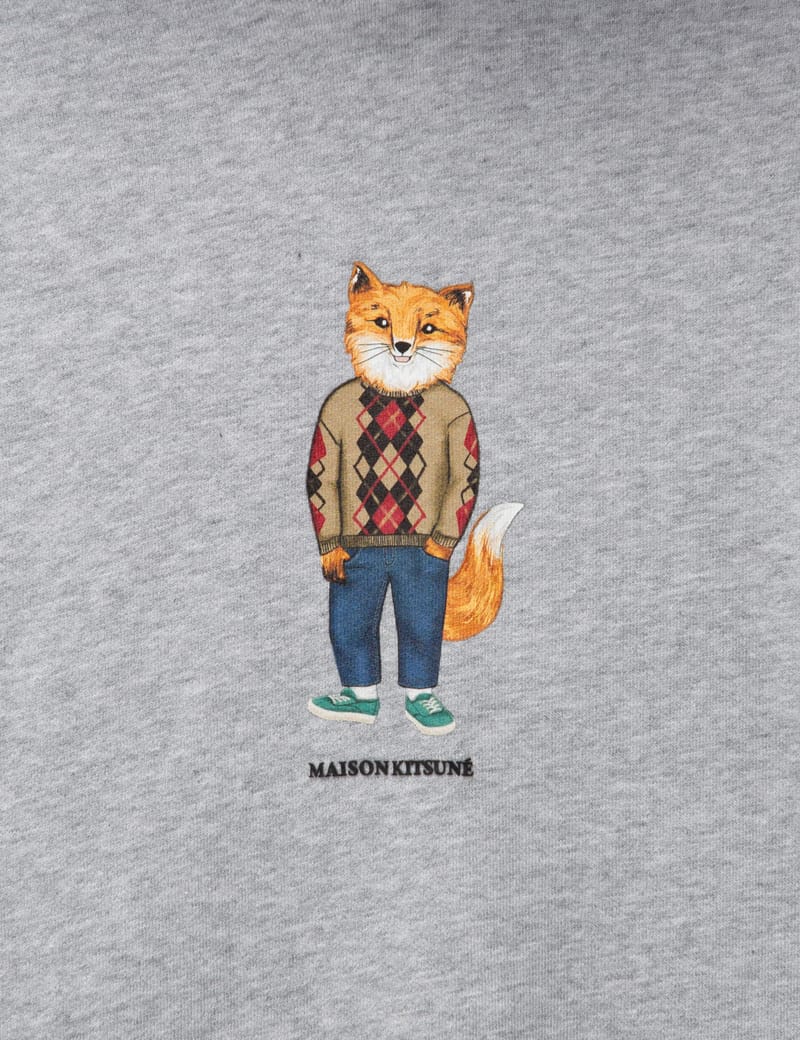 Maison Kitsuné - Dressed Fox Regular Hoodie | HBX - Globally