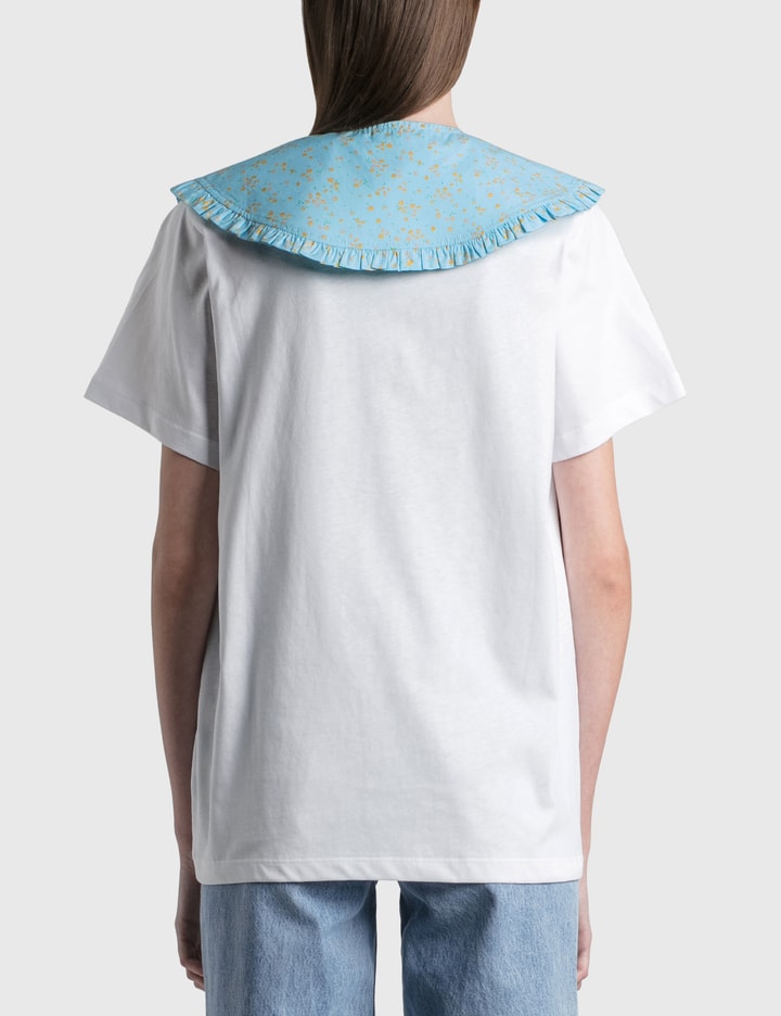 Ganni - Printed Cotton Poplin Collar | HBX - Globally Curated Fashion ...