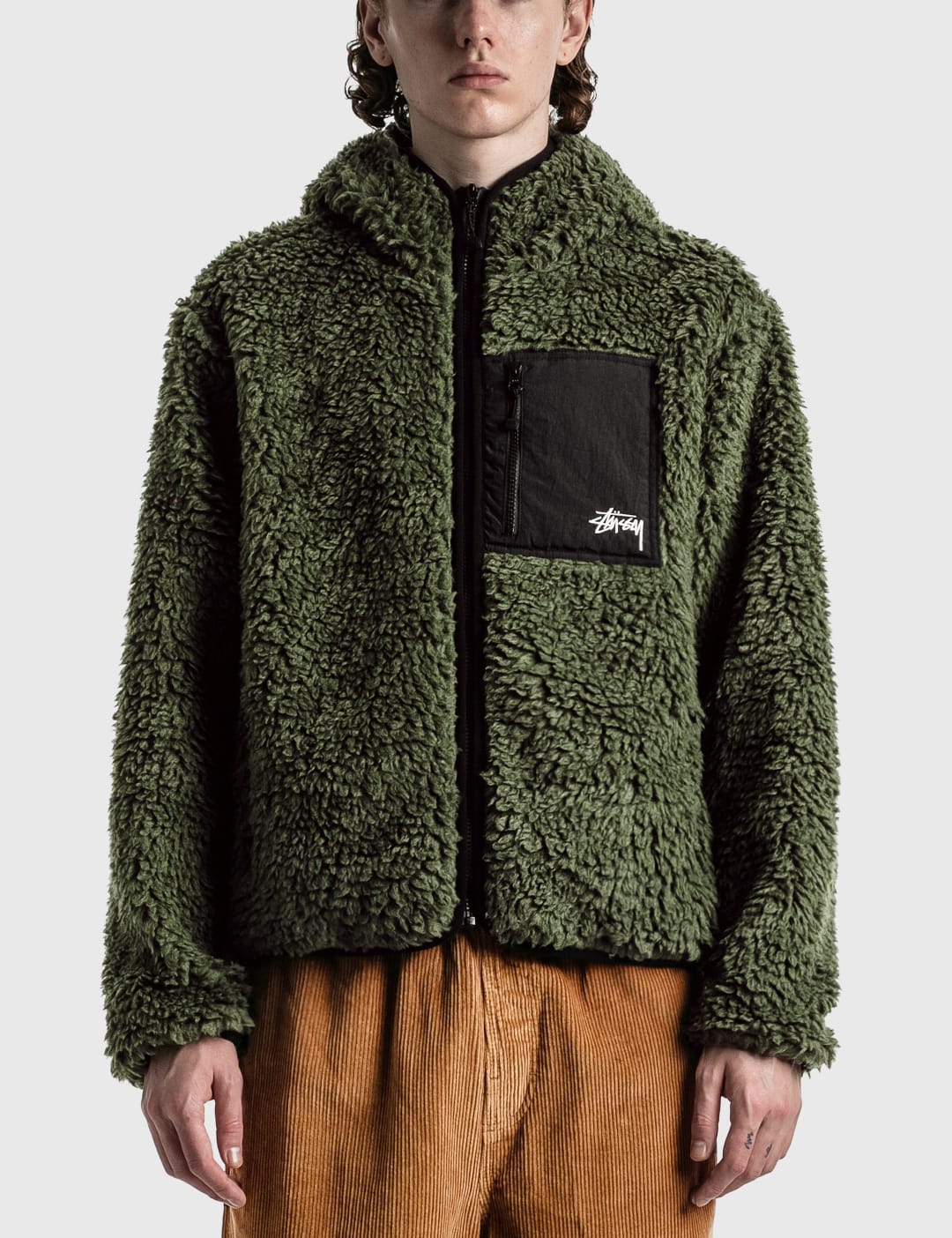 Stüssy - Sherpa Jacket | HBX - Globally Curated Fashion and 