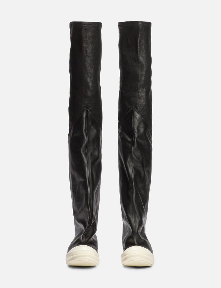 Rick Owens - Thigh-High Oblique Sneaks | HBX - Globally Curated Fashion ...